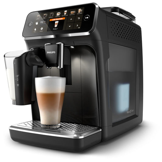 Kaffeevollautomat Series 5400 EP5441/50, 12 Kaffeespezialitäten, LatteGo Milchsystem, Touchdisplay, Anpassbare Kaffeeeinstellungen - Schwarz